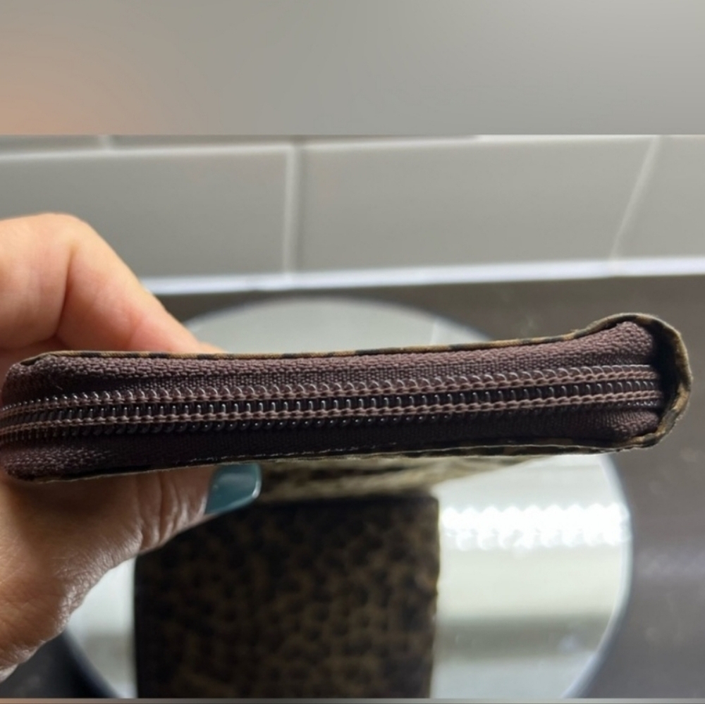 Vintage Rare Bottega Venetia Leopard Print Wallet - Picture 6 of 10